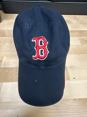 Boston Red Sox Navy Baseball Cap with Red Logo Nike